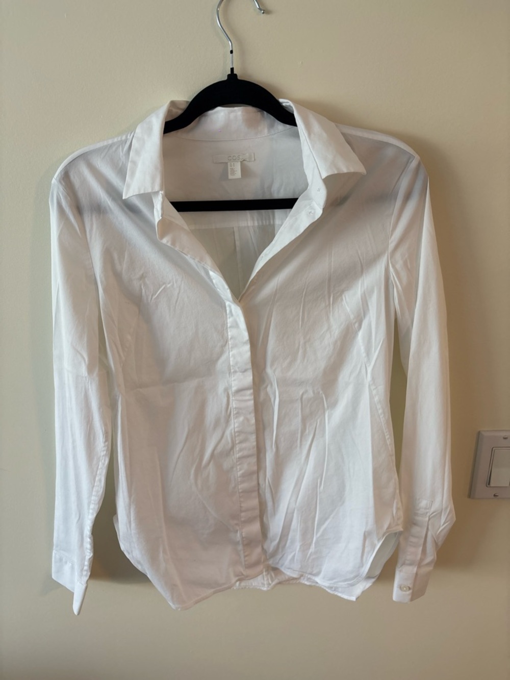 COS White Button-Down Shirt